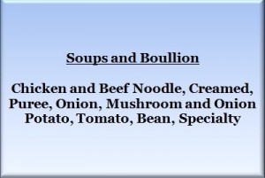 soups and boullion development and flavors