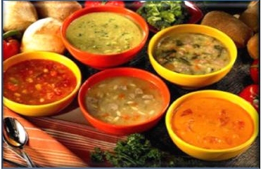 clear soups chicken and beef